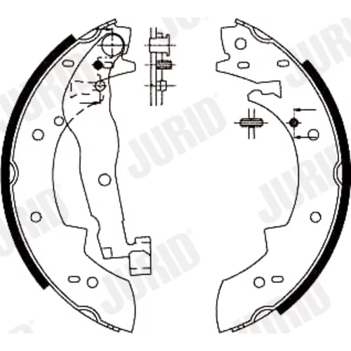 Sada brzdových čeľustí JURID 362248J - obr. 2