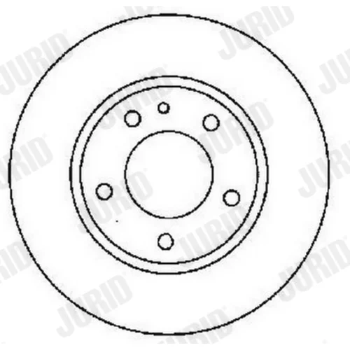 Brzdový kotúč JURID 561520JC - obr. 2