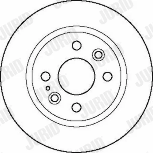 Brzdový kotúč JURID 561872JC - obr. 2