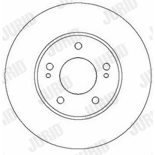 Brzdový kotúč JURID 562285JC - obr. 2