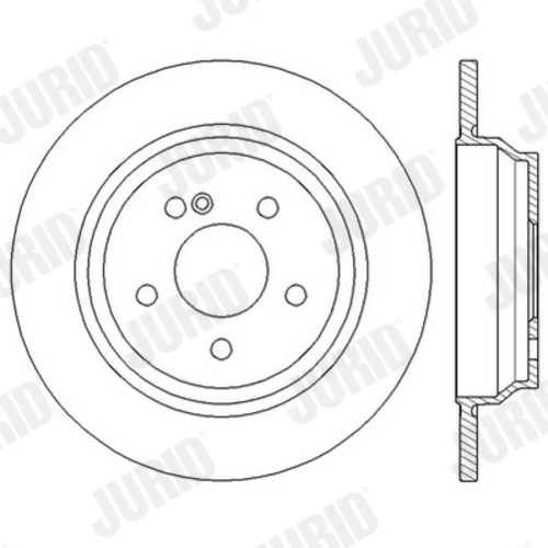 Brzdový kotúč JURID 562566JC - obr. 2