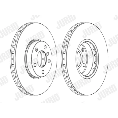 Brzdový kotúč JURID 562691JC-1 - obr. 2