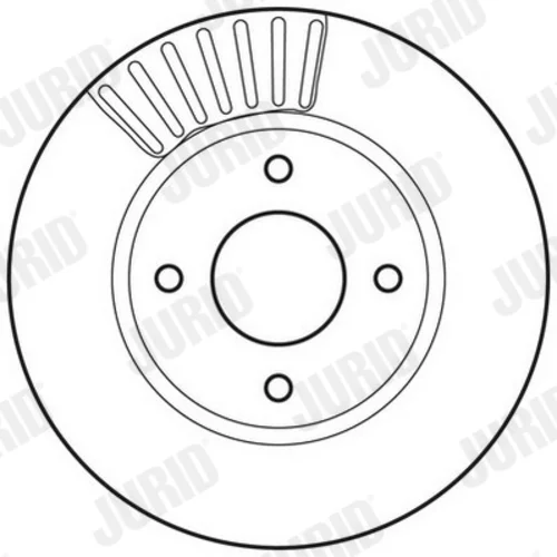 Brzdový kotúč 562811JC /JURID/ - obr. 2