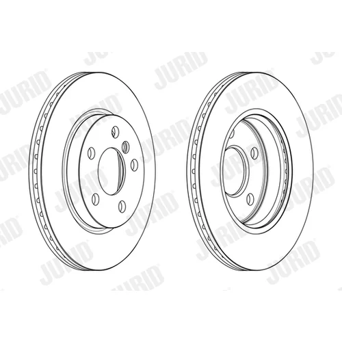 Brzdový kotúč JURID 563215JC - obr. 1