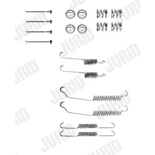 Sada príslušenstva brzdovej čeľuste JURID 771061J