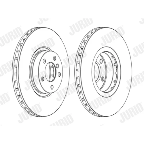 Brzdový kotúč JURID 562520JC-1 - obr. 1