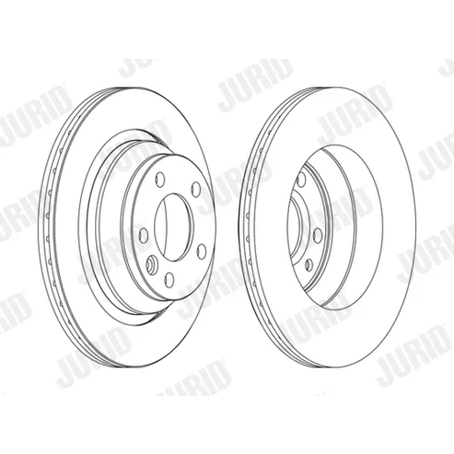 Brzdový kotúč JURID 562603JC - obr. 2