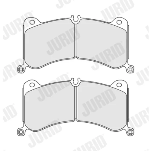 Sada brzdových platničiek kotúčovej brzdy JURID 574236J