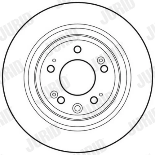 Brzdový kotúč JURID 562697JC - obr. 2