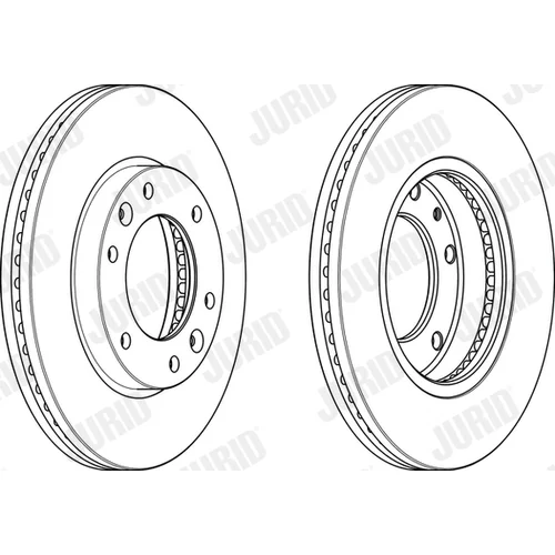 Brzdový kotúč JURID 563006JC