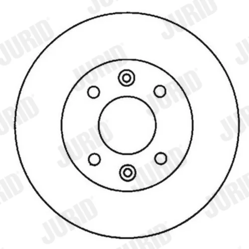 Brzdový kotúč JURID 561997JC - obr. 2