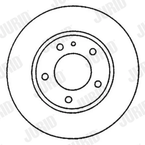 Brzdový kotúč JURID 562051JC - obr. 1