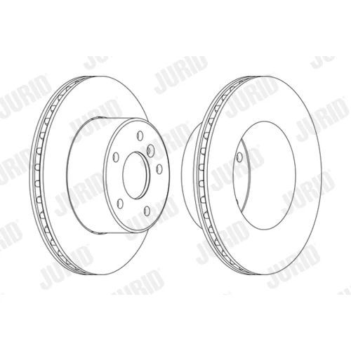 Brzdový kotúč JURID 562685JC-1 - obr. 1