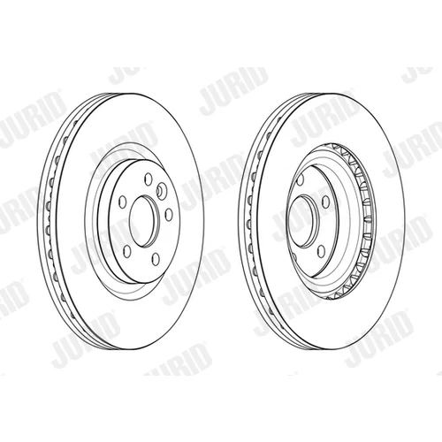 Brzdový kotúč JURID 563213JC-1 - obr. 1