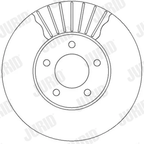 Brzdový kotúč JURID 562292JC - obr. 2