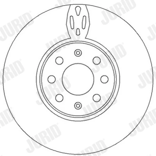 Brzdový kotúč JURID 562297JC - obr. 2
