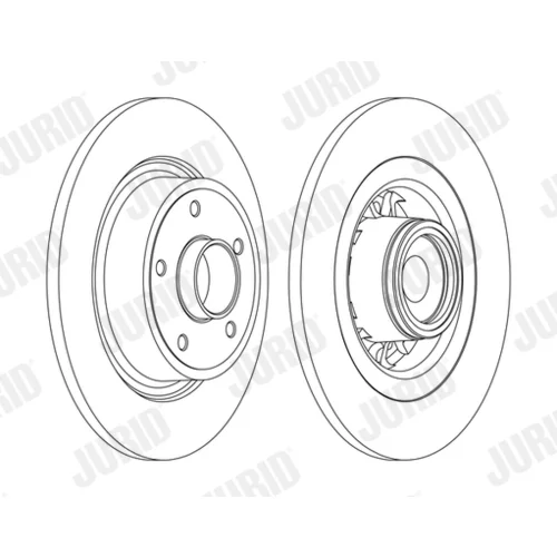 Brzdový kotúč JURID 562378J-1 - obr. 1