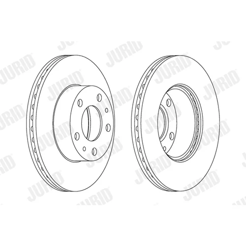 Brzdový kotúč JURID 563018J