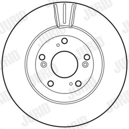 Brzdový kotúč JURID 562807JC - obr. 2