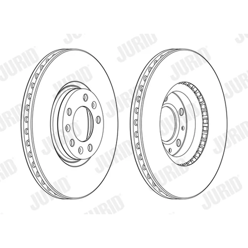 Brzdový kotúč JURID 562994JC