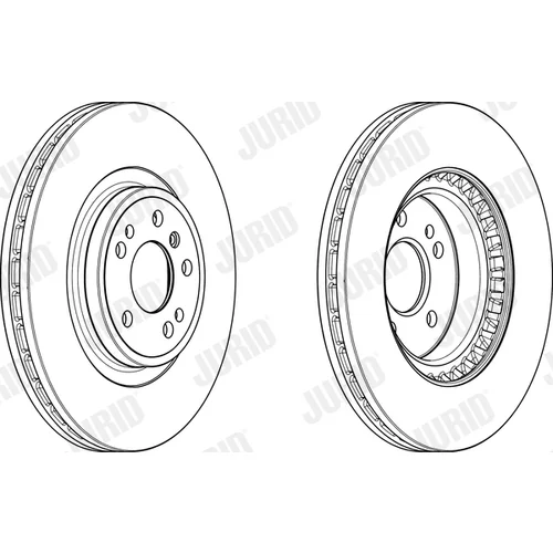 Brzdový kotúč JURID 563002JC-1 - obr. 1