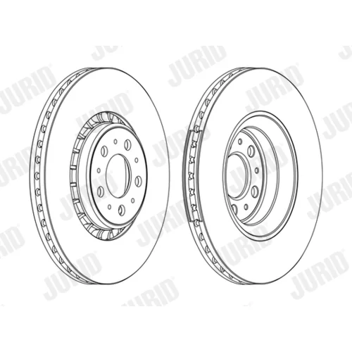 Brzdový kotúč JURID 562217JC-1 - obr. 1