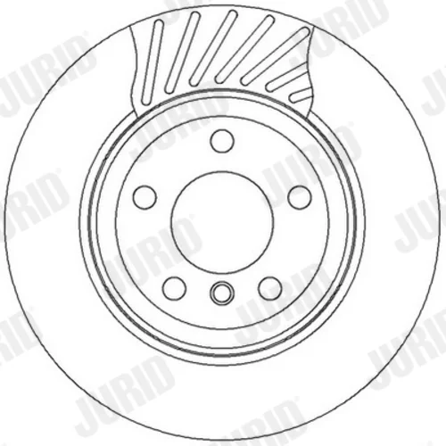 Brzdový kotúč JURID 562327JC - obr. 2