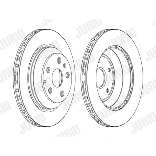 Brzdový kotúč JURID 562513JC-1 - obr. 1