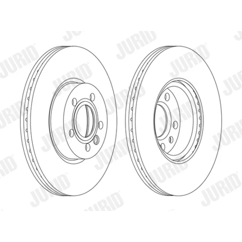 Brzdový kotúč 562626JC-1 /JURID/ - obr. 1