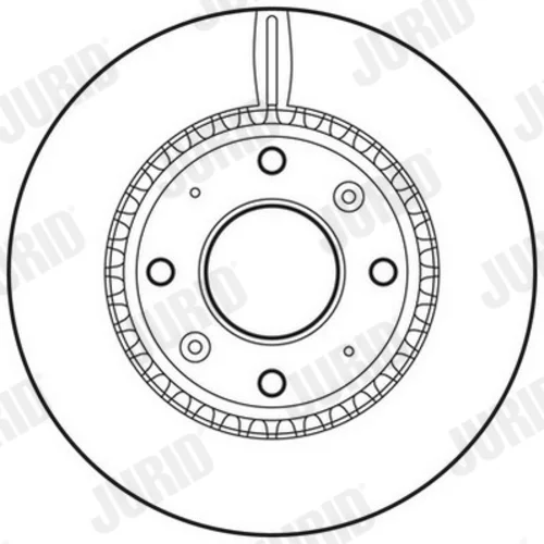 Brzdový kotúč JURID 562794JC - obr. 2