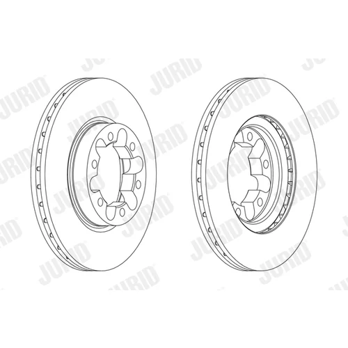 Brzdový kotúč JURID 562903JC - obr. 2