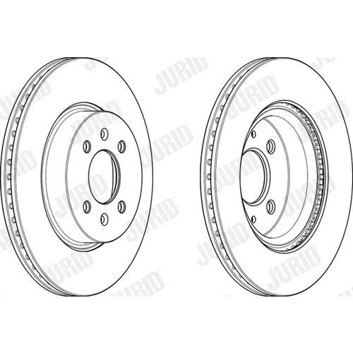 Brzdový kotúč JURID 562944JC - obr. 2