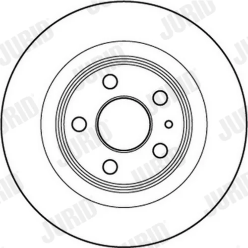 Brzdový kotúč JURID 562246JC - obr. 2