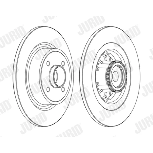 Brzdový kotúč JURID 562368JC-1 - obr. 1
