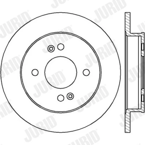 Brzdový kotúč JURID 562429JC - obr. 2