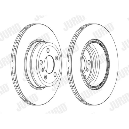 Brzdový kotúč JURID 562523JC-1