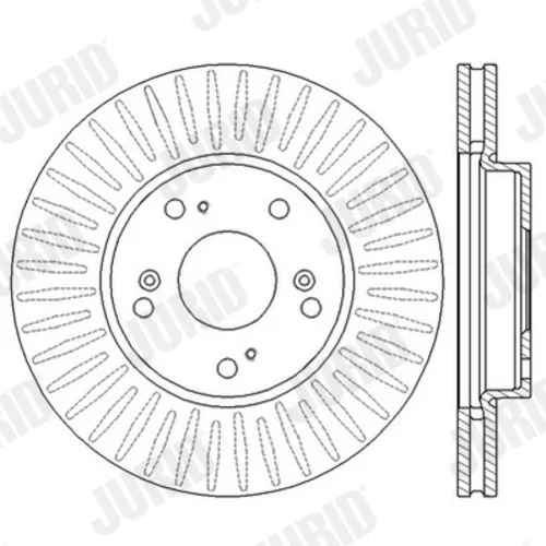 Brzdový kotúč JURID 562547JC