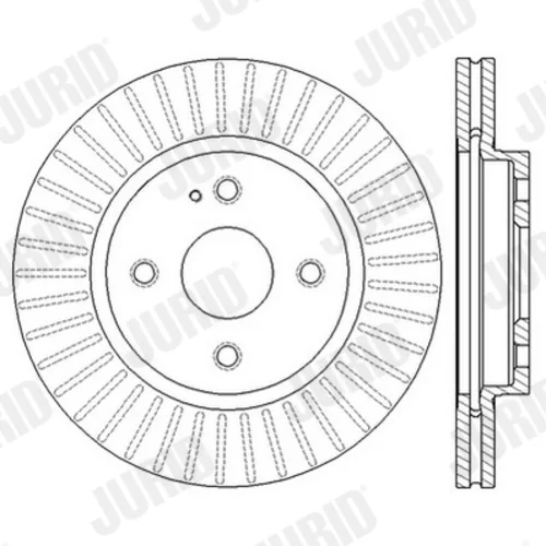 Brzdový kotúč JURID 562564JC - obr. 2