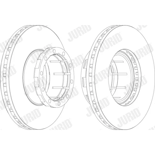 Brzdový kotúč JURID 567110J