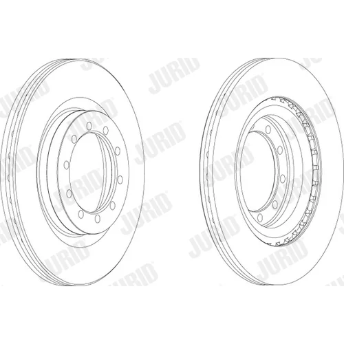 Brzdový kotúč JURID 569101J - obr. 1