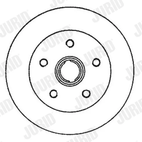Brzdový kotúč JURID 561982JC - obr. 2