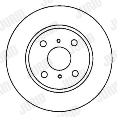 Brzdový kotúč JURID 562007JC - obr. 2
