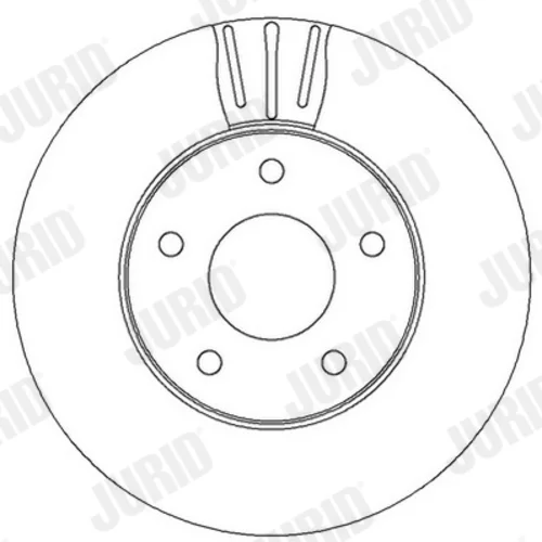 Brzdový kotúč JURID 562281J - obr. 1