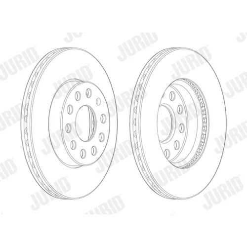 Brzdový kotúč JURID 562990JC-1