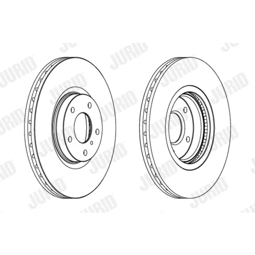 Brzdový kotúč JURID 563032JC-1