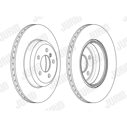 Brzdový kotúč JURID 563134JC