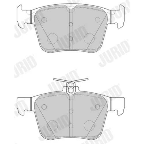 Sada brzdových platničiek kotúčovej brzdy JURID 573415J - obr. 2