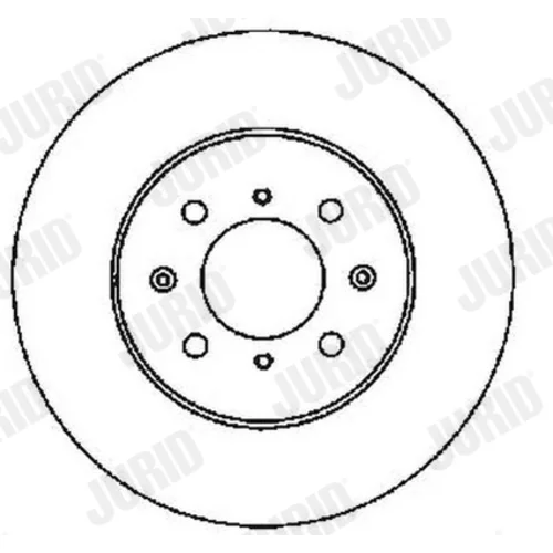 Brzdový kotúč JURID 561630JC - obr. 2