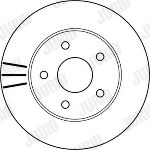 Brzdový kotúč JURID 562147JC