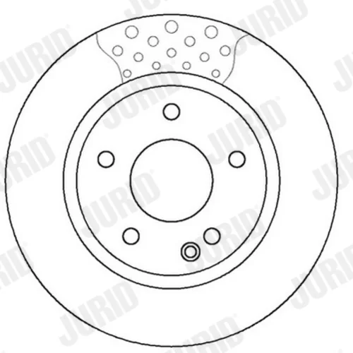 Brzdový kotúč JURID 562249JC - obr. 2